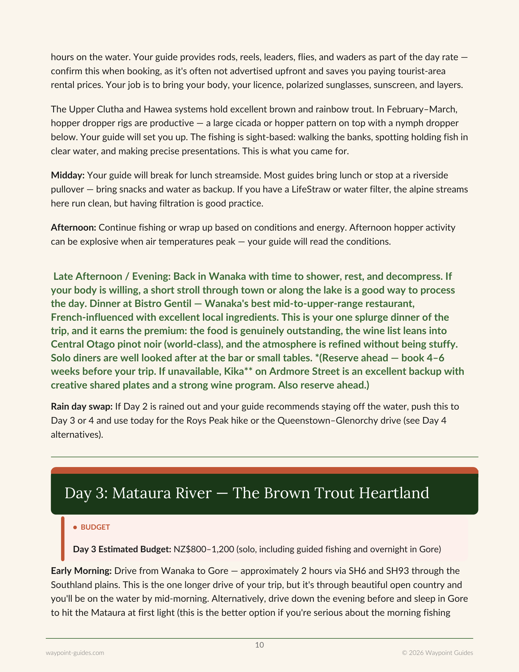 New Zealand Guide page 2