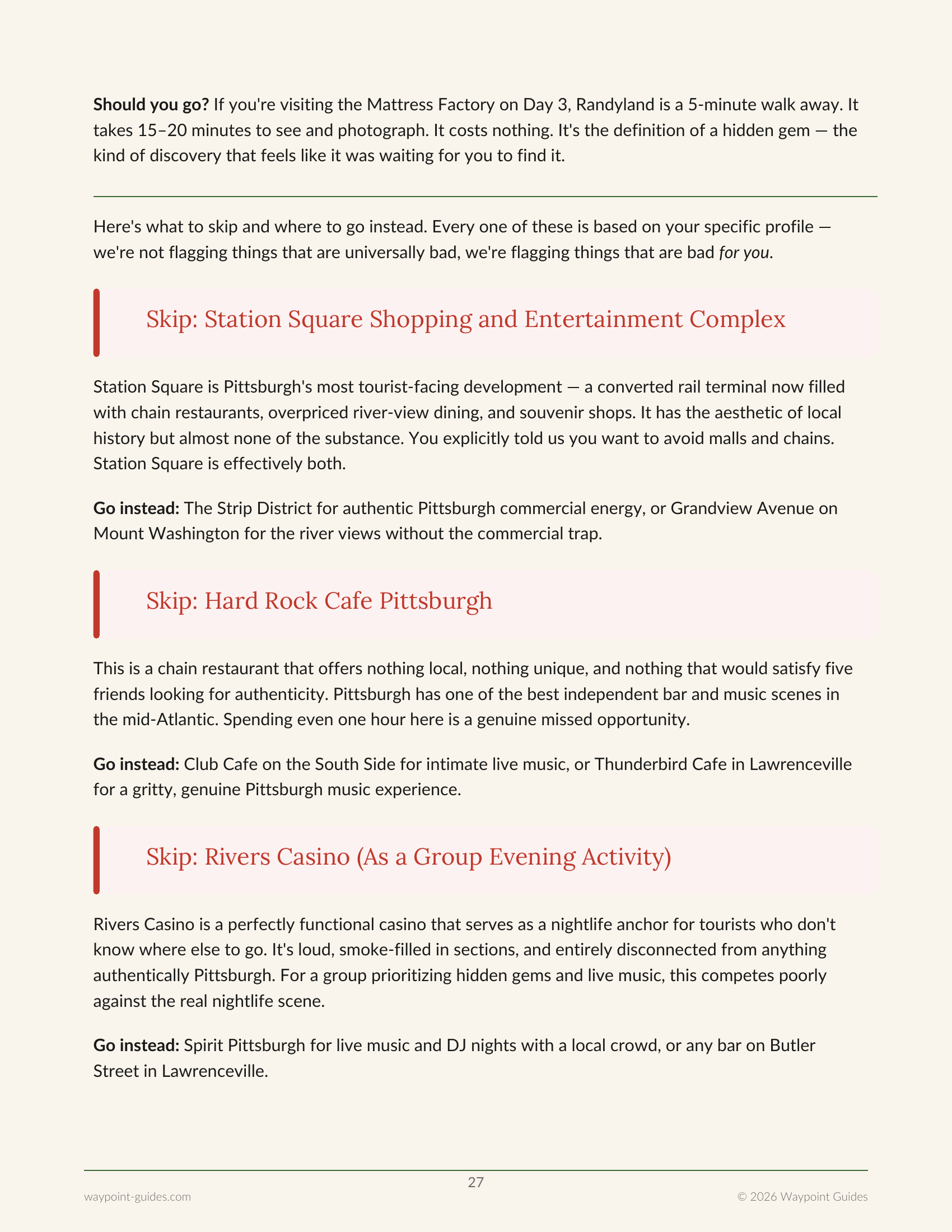 Pittsburgh Guide page 3